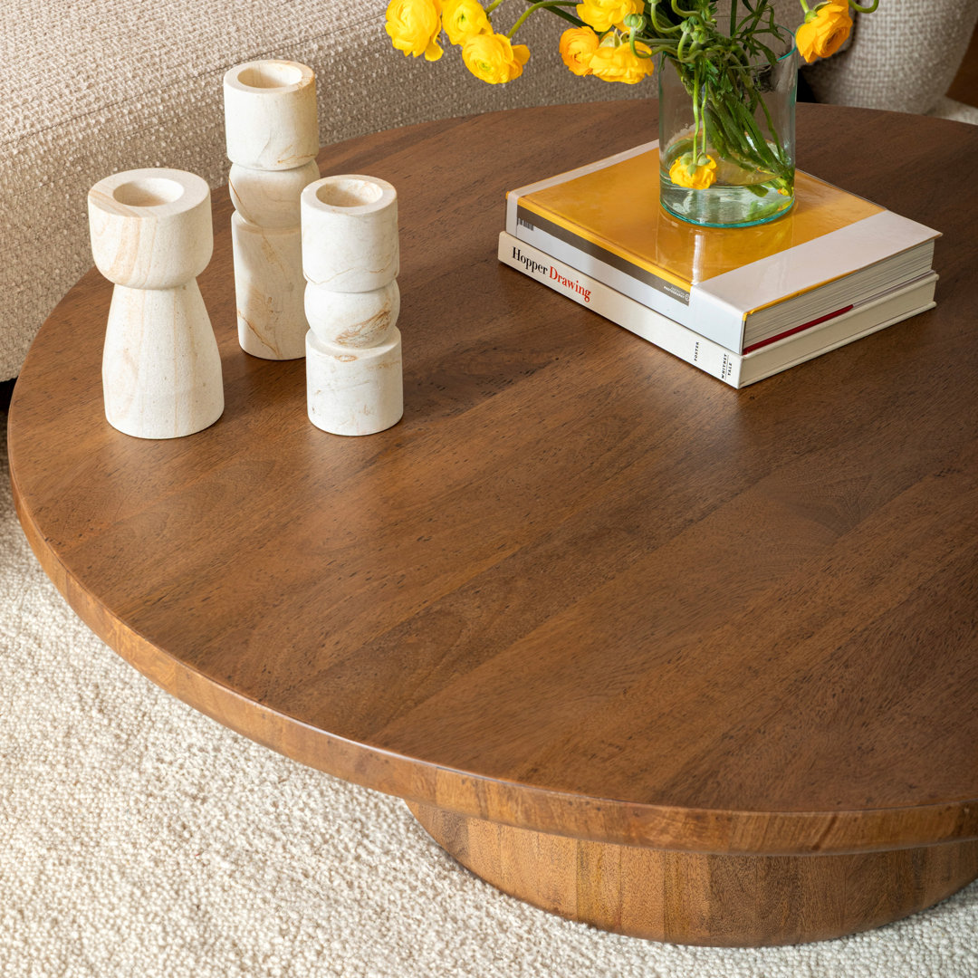 Armstrong Mango Wood Coffee Table, Brown